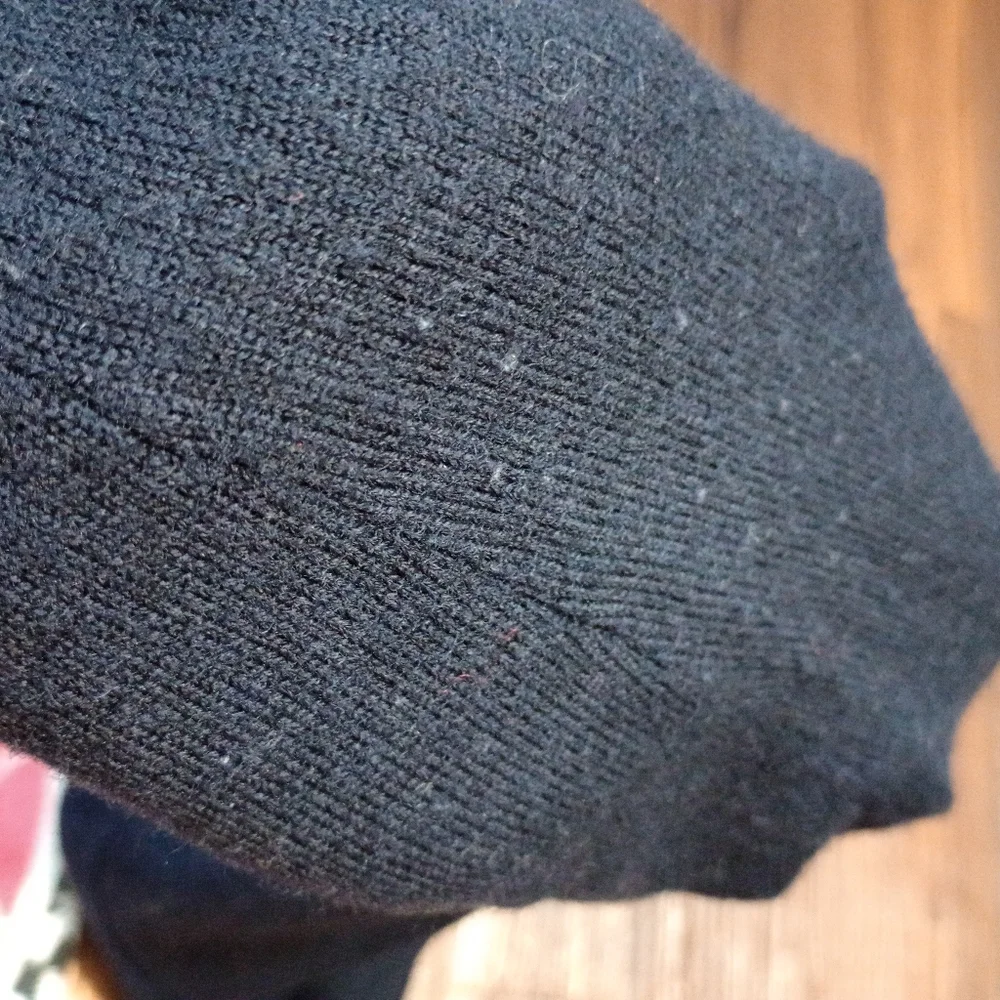 Vintage  Liz Claiborne Merino wool beaded sweater